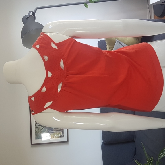 Intricate Banana Republic Cotton Red Woven Top - Picture 5 of 5